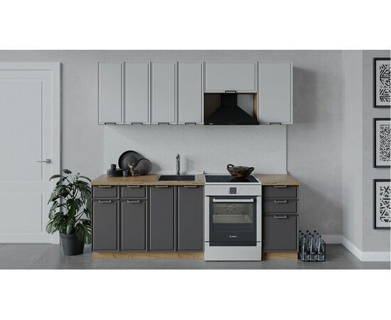 Кухонный гарнитур «Белладжио» длиной 220 см | Интернет магазин мебели и декора LifeDekor