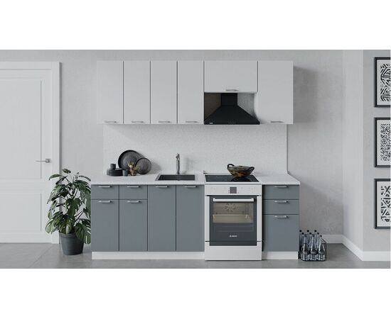 Кухонный гарнитур «Габриэлла» длиной 220 см | Интернет магазин мебели и декора LifeDekor