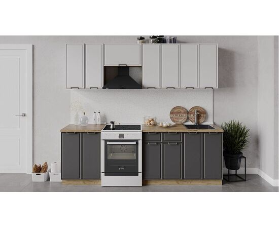 Кухонный гарнитур «Белладжио» длиной 240 см | Интернет магазин мебели и декора LifeDekor