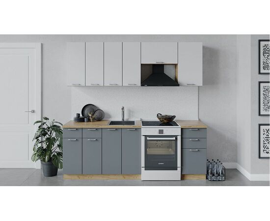 Кухонный гарнитур «Габриэлла» длиной 220 см | Интернет магазин мебели и декора LifeDekor