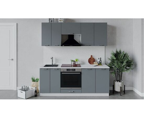 Кухонный гарнитур «Габриэлла» длиной 200 см со шкафом НБ | Интернет магазин мебели и декора LifeDekor