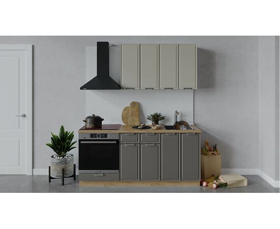 Кухонный гарнитур «Белладжио» длиной 180 см со шкафом НБ | Интернет магазин мебели и декора LifeDekor