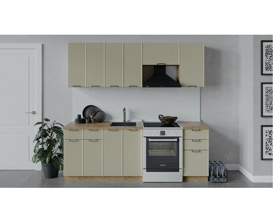 Кухонный гарнитур «Кимберли» длиной 220 см | Интернет магазин мебели и декора LifeDekor