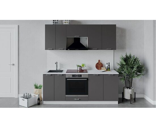 Кухонный гарнитур «Габриэлла» длиной 200 см со шкафом НБ | Интернет магазин мебели и декора LifeDekor