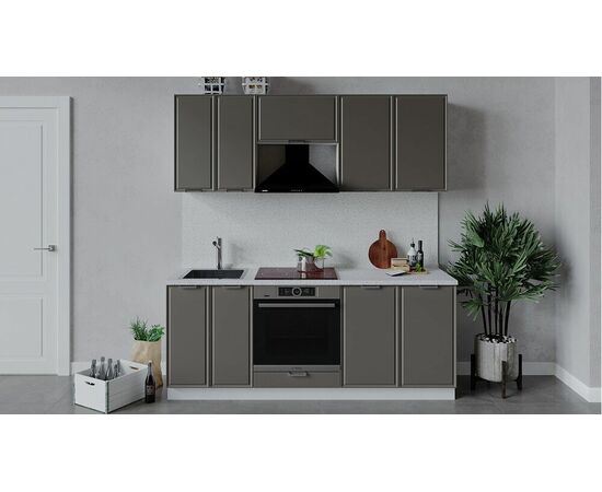 Кухонный гарнитур «Белладжио» длиной 200 см со шкафом НБ | Интернет магазин мебели и декора LifeDekor