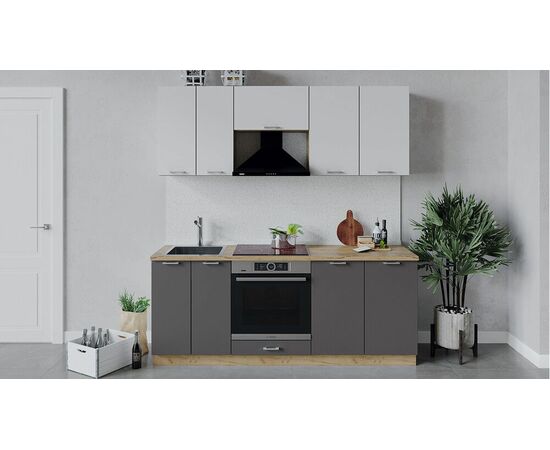 Кухонный гарнитур «Габриэлла» длиной 200 см со шкафом НБ | Интернет магазин мебели и декора LifeDekor