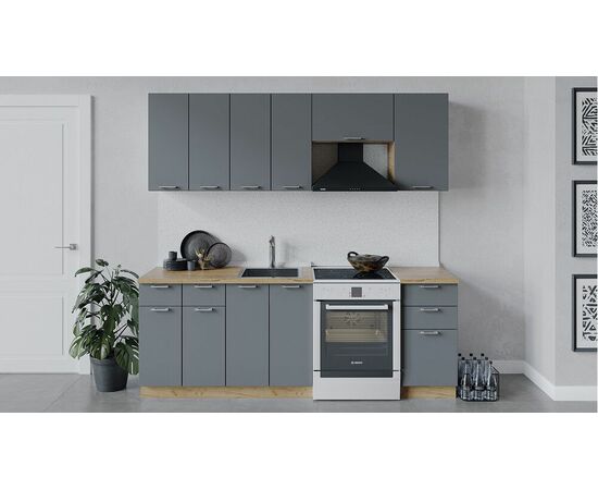 Кухонный гарнитур «Габриэлла» длиной 220 см | Интернет магазин мебели и декора LifeDekor