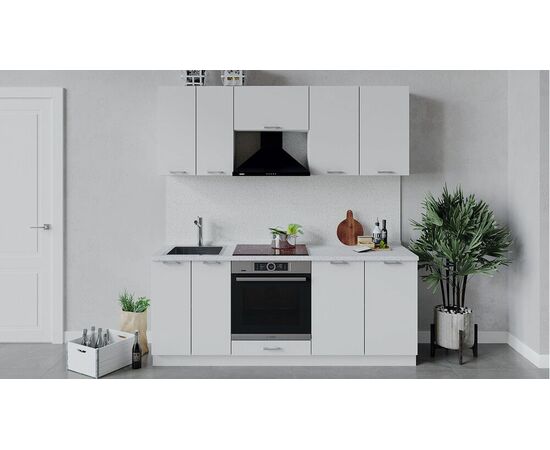 Кухонный гарнитур «Габриэлла» длиной 200 см со шкафом НБ | Интернет магазин мебели и декора LifeDekor