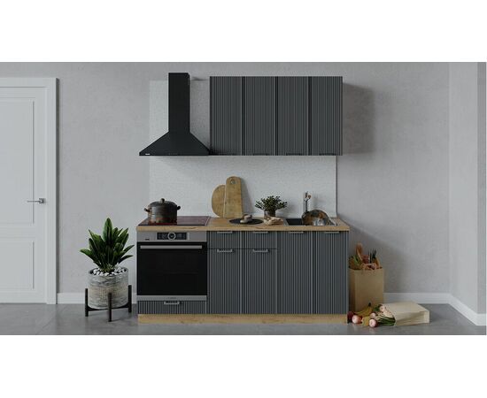 Кухонный гарнитур «Кимберли» длиной 180 см со шкафом НБ | Интернет магазин мебели и декора LifeDekor