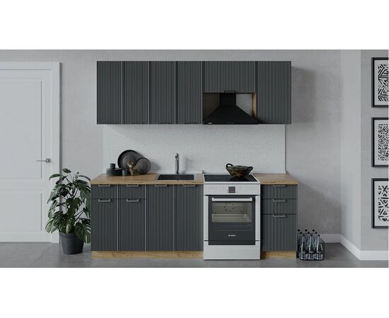 Кухонный гарнитур «Кимберли» длиной 220 см | Интернет магазин мебели и декора LifeDekor