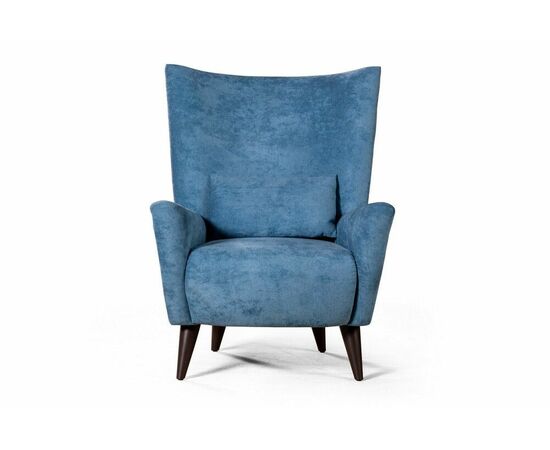 Кресло Dublin велюр синий, изображение 2 | Интернет магазин мебели и декора LifeDekor