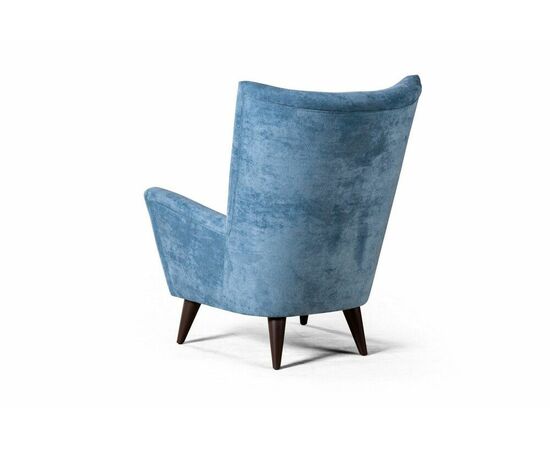 Кресло Dublin велюр синий, изображение 6 | Интернет магазин мебели и декора LifeDekor