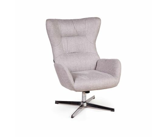 Кресло качалка с оттоманкой ANDREA, серый, изображение 3 | Интернет магазин мебели и декора LifeDekor