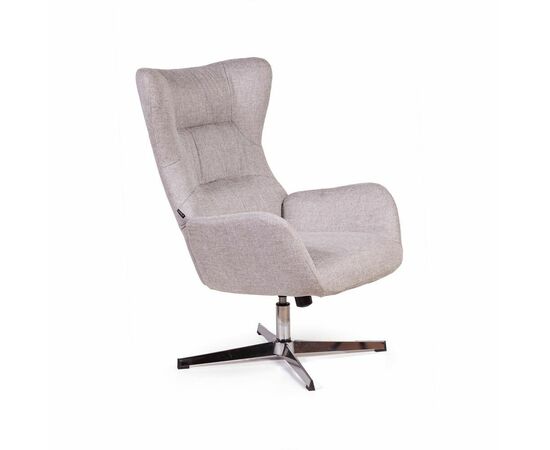 Кресло качалка с оттоманкой ANDREA, серый, изображение 7 | Интернет магазин мебели и декора LifeDekor