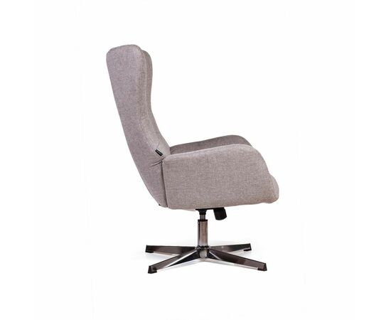 Кресло качалка с оттоманкой ANDREA, серый, изображение 5 | Интернет магазин мебели и декора LifeDekor