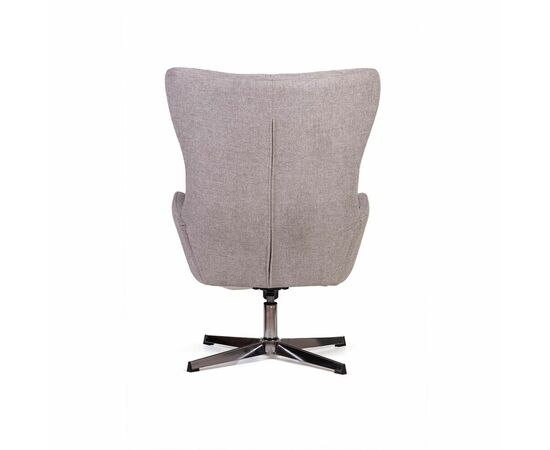 Кресло качалка с оттоманкой ANDREA, серый, изображение 6 | Интернет магазин мебели и декора LifeDekor