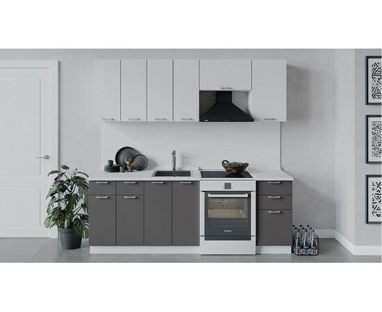 Кухонный гарнитур «Габриэлла» длиной 220 см | Интернет магазин мебели и декора LifeDekor