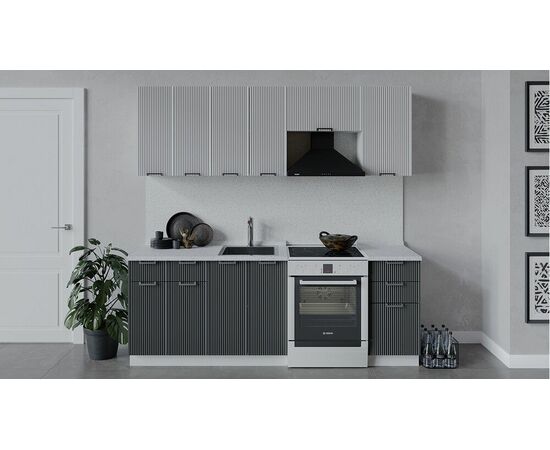 Кухонный гарнитур «Кимберли» длиной 220 см | Интернет магазин мебели и декора LifeDekor