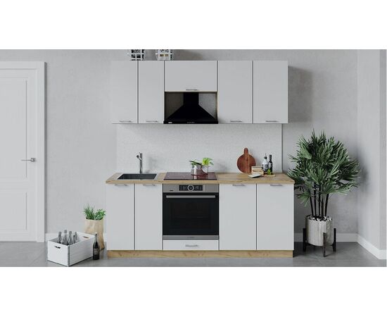 Кухонный гарнитур «Габриэлла» длиной 200 см со шкафом НБ | Интернет магазин мебели и декора LifeDekor