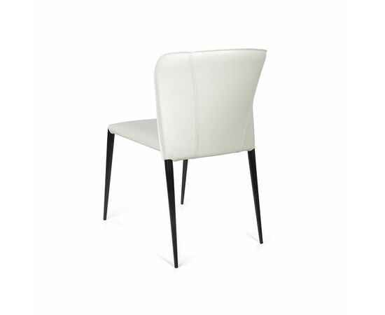 Стул Albert, кожа белый, изображение 5 | Интернет магазин мебели и декора LifeDekor