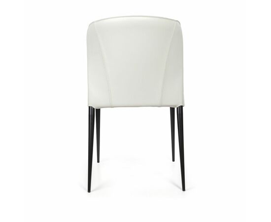 Стул Albert, кожа белый, изображение 6 | Интернет магазин мебели и декора LifeDekor