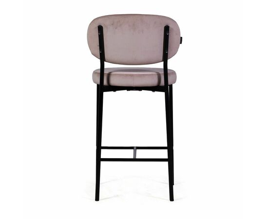 Стул полубарный Mason, бархат светло-серый 26, изображение 6 | Интернет магазин мебели и декора LifeDekor