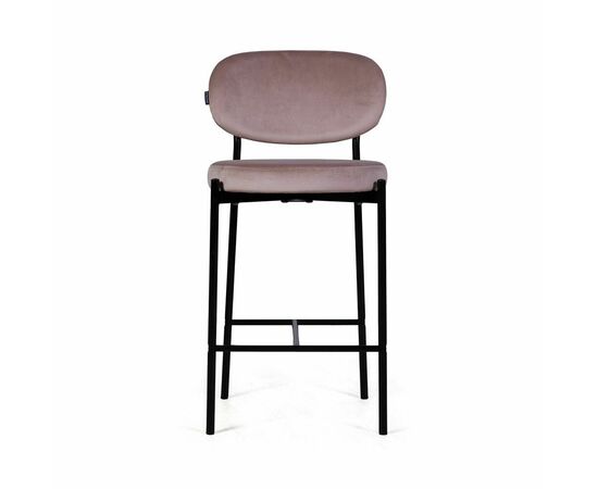 Стул полубарный Mason, бархат светло-серый 26, изображение 2 | Интернет магазин мебели и декора LifeDekor