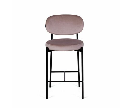 Стул полубарный Mason, бархат светло-серый 26, изображение 7 | Интернет магазин мебели и декора LifeDekor