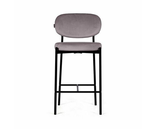 Стул полубарный Mason, бархат серый 27, изображение 2 | Интернет магазин мебели и декора LifeDekor