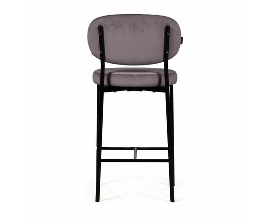 Стул полубарный Mason, бархат серый 27, изображение 6 | Интернет магазин мебели и декора LifeDekor