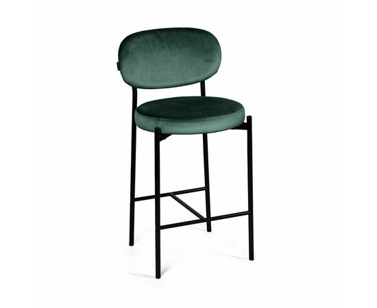 Стул полубарный Mason, бархат зеленый 19, изображение 4 | Интернет магазин мебели и декора LifeDekor