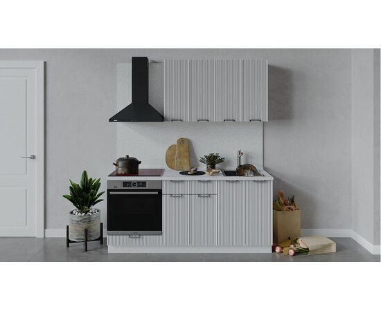 Кухонный гарнитур «Кимберли» длиной 180 см со шкафом НБ | Интернет магазин мебели и декора LifeDekor