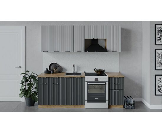 Кухонный гарнитур «Кимберли» длиной 220 см | Интернет магазин мебели и декора LifeDekor