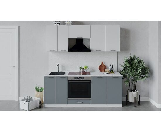 Кухонный гарнитур «Габриэлла» длиной 200 см со шкафом НБ | Интернет магазин мебели и декора LifeDekor