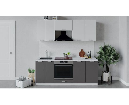 Кухонный гарнитур «Габриэлла» длиной 200 см со шкафом НБ | Интернет магазин мебели и декора LifeDekor