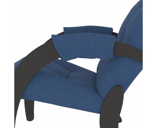 Кресло для отдыха Модель 61 Ткань опхелия 7, каркас венге, изображение 4 | Интернет магазин мебели и декора LifeDekor