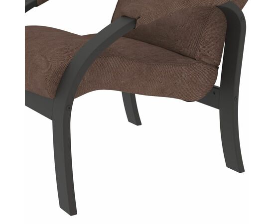 Кресло для отдыха Шоле, Ткань опхелия 15, каркас венге, изображение 6 | Интернет магазин мебели и декора LifeDekor