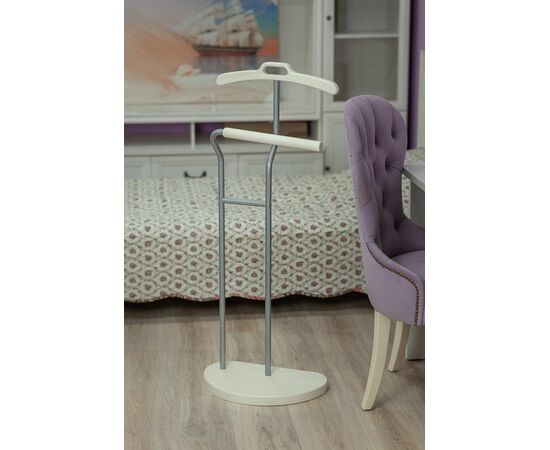 Вешалка костюмная Д 10 металлик/ слоновая кость | Интернет магазин мебели и декора LifeDekor