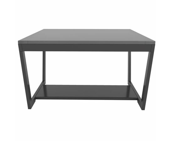 Стол журнальный BeautyStyle 1 серый графит/стекло черное | Интернет магазин мебели и декора LifeDekor