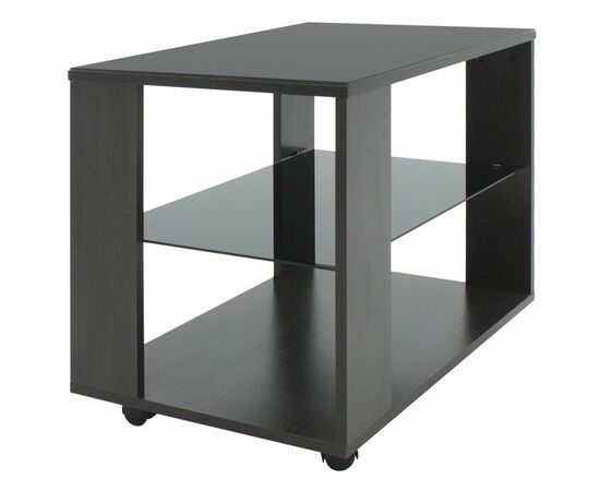 Стол журнальный BeautyStyle 5 венге/стекло черное | Интернет магазин мебели и декора LifeDekor