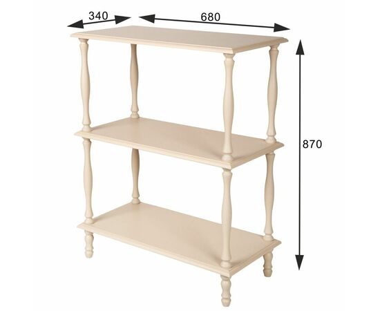 Этажерка П 9 слоновая кость | Интернет магазин мебели и декора LifeDekor