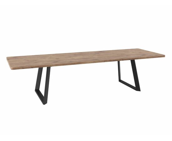 Стол Гранд 230, Дуб Веллингтон, Черный, изображение 2 | Интернет магазин мебели и декора LifeDekor