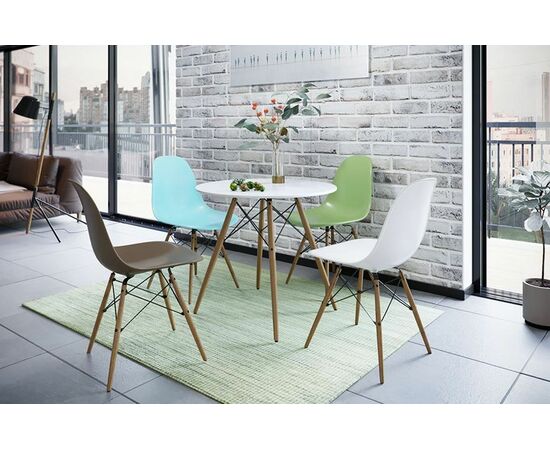 Стол 108-TD d-80/Луи (WHITE 07), изображение 2 | Интернет магазин мебели и декора LifeDekor