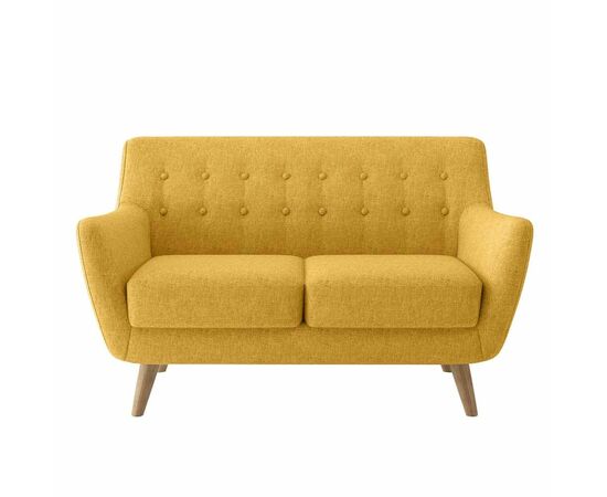 Диван Picasso двухместный горчичный, рогожка | Интернет магазин мебели и декора LifeDekor