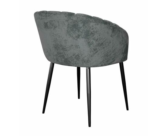 Стул DikLine 442 поворотный, M14 серый, ножки черные, изображение 4 | Интернет магазин мебели и декора LifeDekor