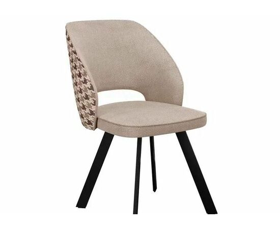 Стул DikLine 274 поворотный SB4/A2 бежевый, ножки черные | Интернет магазин мебели и декора LifeDekor