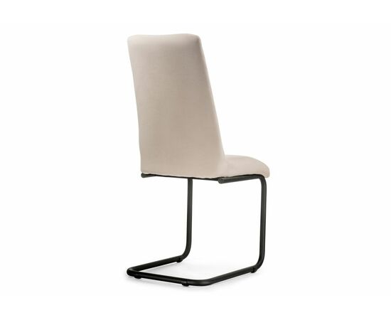 Стул на металлокаркасе Лулла бежевый / черный, изображение 4 | Интернет магазин мебели и декора LifeDekor