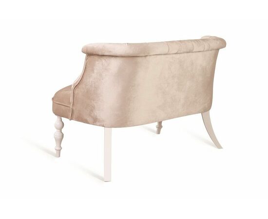 Диван Бархат (эмаль белая / 30 - бежевый), изображение 3 | Интернет магазин мебели и декора LifeDekor