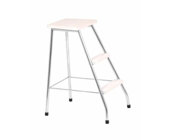 Стул-лестница (хром/беленая береза), изображение 2 | Интернет магазин мебели и декора LifeDekor