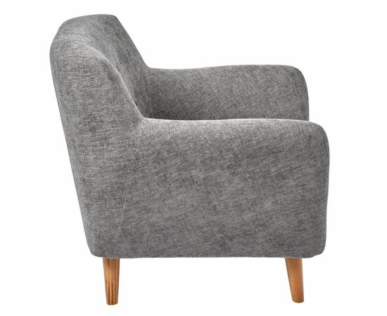 Кресло Picasso серый, шенилл, изображение 3 | Интернет магазин мебели и декора LifeDekor